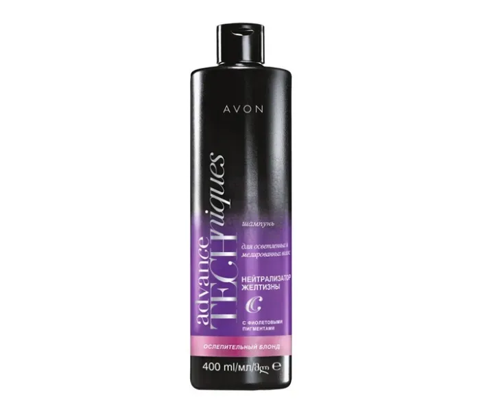 Шампунь для освітлення та мелірованого волосся «Сяючий блонд» 400 мл advance AVON