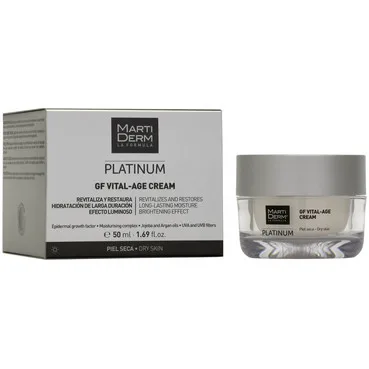 Денний омолоджуючий крем для сухої шкіри обличчя MartiDerm Platinum GF Vital-Age Cream Dry Skin