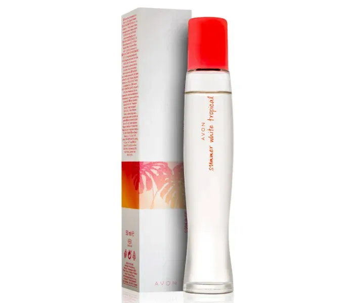 Жіноча туалетна вода "Summer White Tropical" 50 мл AVON Саммер вайт Тропікал духи