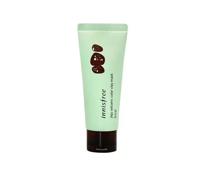 Маска для догляду за порами INNISFREE Jeju Volcanic Color Clay Mask (Green) Cica