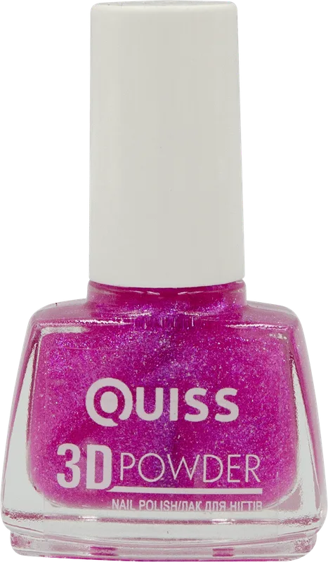 Лак для нігтів Quiss 3D Powder №08, 6 г