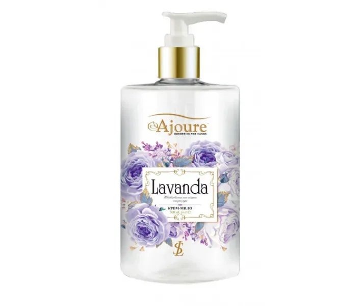 Крем-мыло для рук Lavanda ТМ Ajoure с дозатором 500 мл. (4820217131511)