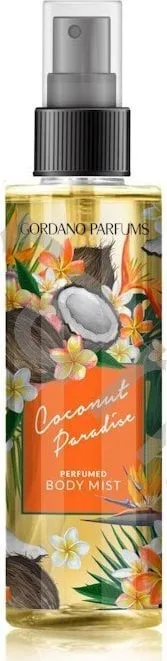 GORDANO PARFUMS Спрей для тіла жіноча Coconut paradise, 200 мл