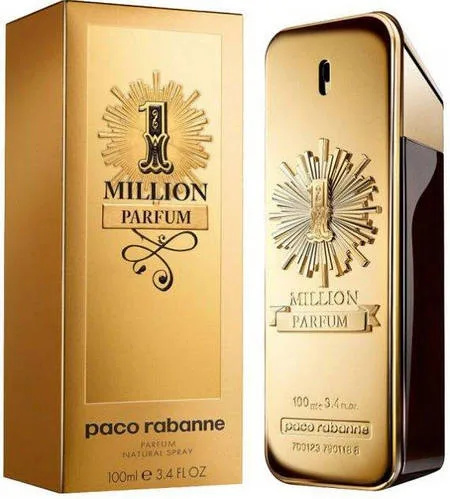 Елітні французькі парфуми Paco Rabanne 1 Million Parfum 100 ml оригінал, чоловічі парфуми з ароматом шкіри