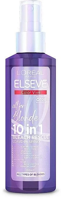 Незмивний спрей 10 в 1 L'Oreal Paris Elseve Експерт Кольору Purple для фарбованого або мелірованого волосся 150 мл