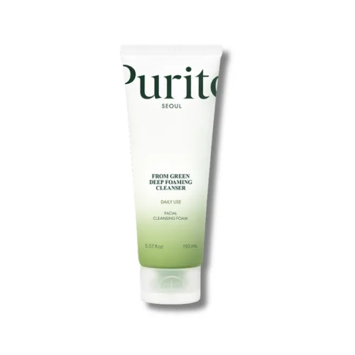 Пінка для вмивання з центеллою і зеленим чаєм - Purito From Green Deep Foaming Cleanser 35g