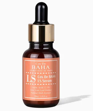Пілінг-сироватка з молочною кислотою 12.5% - Cos De Baha LS Lactic 12.5 Acid Serum, 30 мл