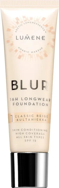 Основа тональна Lumene Blur SPF 15 1 Classic Beige 30 мл