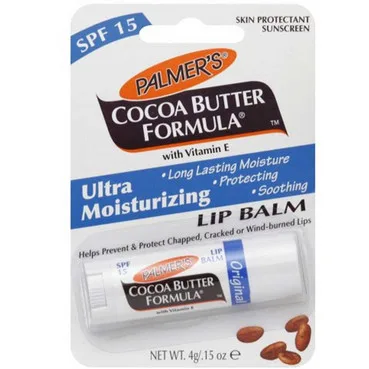 Бальзам для губ з маслом какао SPF15 Palmers Cocoa Butter Formula Ultra Moisturizing Lip Balm