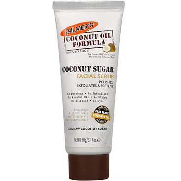 Скраб для обличчя з кокосовим цукром Palmer's Coconut Oil Formula Coconut Sugar Facial Scrub