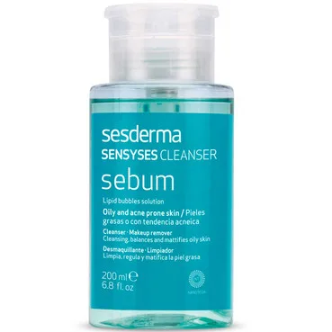 Лосьйон для очищення жирної і схильної до акне шкіри обличчя SesDerma Sensyses Cleanser Sebum