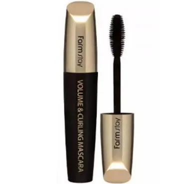 Туш для вій об'ємна з підкручуючим ефектом FarmStay Volume & Curling Mascara