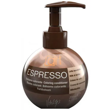 Бальзам для волосся з забарвлюючим ефектом Кремовий Vitality's Art Espresso Balsam Milk & Coffee