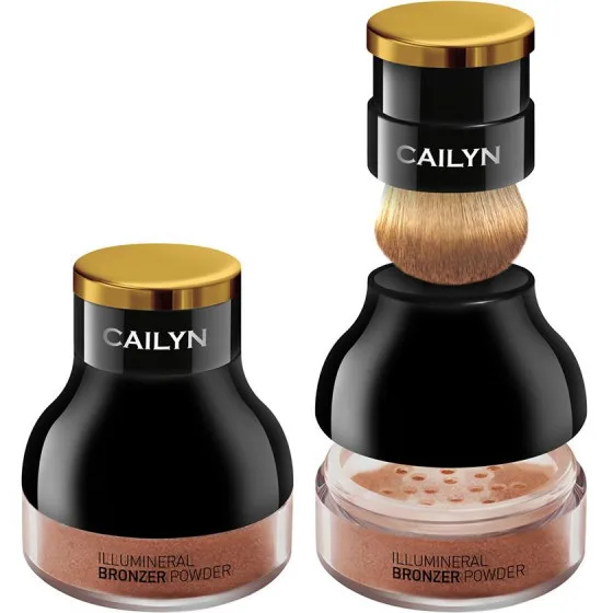 Cailyn Illumineral Bronzer Powder - Мінеральний бронзер з кистю