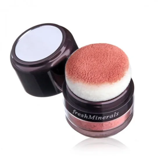 FreshMinerals Mineral Blush Powder - Мінеральні розсипчасті рум'яна з пухівкою
