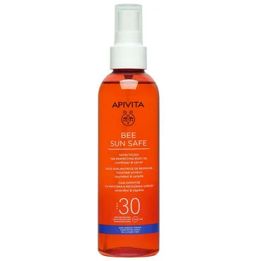 Apivita Bee Sun Safe Satin Touch Oil SPF30 200 мл