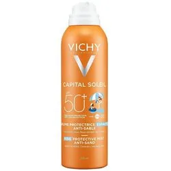 Сонцезахисний дитячий спрей з технологією "анти-пісок", SPF 50+ Vichy Capital Soleil Anti-Sand Mist For Kids SPF 50+