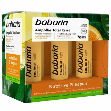 Ампули відновлюючі для волосся Babaria Nutritive & Repair Total Reset Ampoules