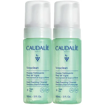 Набір для очищення обличчя Caudalie Vinoclean Mousse Nettoyante Kit (2*150ml)
