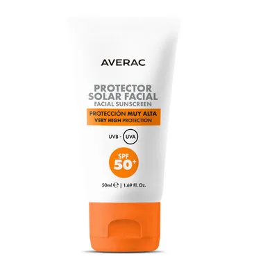 Сонцезахисний крем для обличчя SPF50+Averac Solar Facial Sunscreen Cream SPF50+