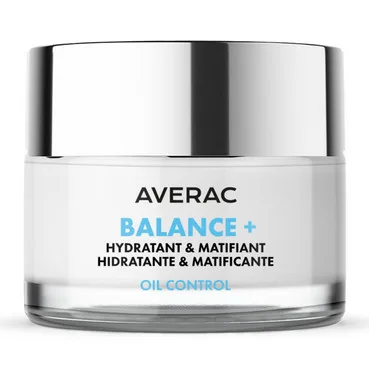 Денний зволожуючий і матуючий крем для жирної шкіри Averac Focus Balance E+ Moisturizing & Matting Cream