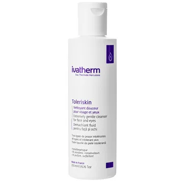 Очищаючий засіб для обличчя та контуру очей Ivatherm Toleriskin Extremely Gentle Cleanser