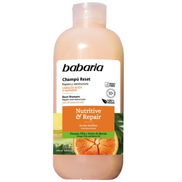 Шампунь для відновлення сухого волосся Babaria Nutritive & Repair Reset Shampoo