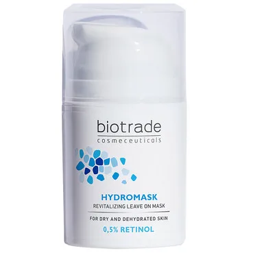 Зволожуюча ревіталізуюча незмивна маска для обличчя з ретинолом Biotrade Pure Skin Hydromask Revitalizing Leave On Mask 0,5% Retinol