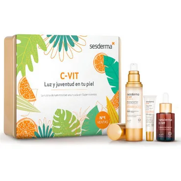 Набір для сяяння шкіри SesDerma C-Vit Super Vivientes (ser/30ml + fl/50ml + eye/cr/15ml)