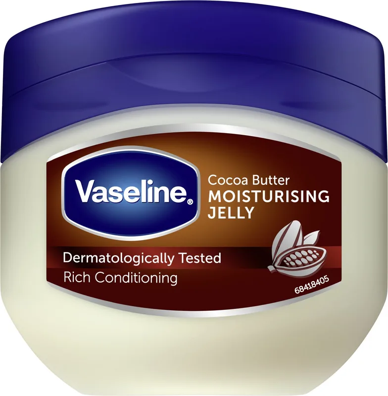 Косметичний вазелін для шкіри Vaseline зволожуючий з какао-маслом 100 мл