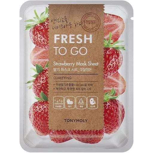 Маска для обличчя Tony Moly Fresh to Go Strawberry тканинна 25 г