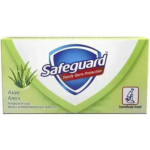 Мило туалетне Safeguard Ніжний догляд з Алое 90 г