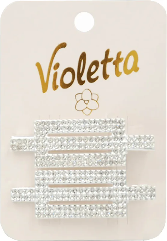 Violetta Витончені заколочки для волосся з кристалами , 2шт