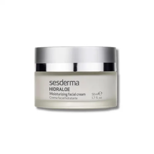 Зволожуючий крем для обличчя - SeSDerma Hidraloe Moisturizing Facial Cream 15ml