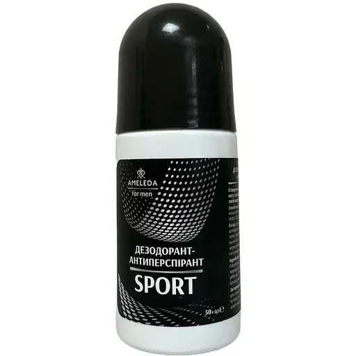 Дезодорант-антиперспірант для чоловіків Ameleda Sport 50 г