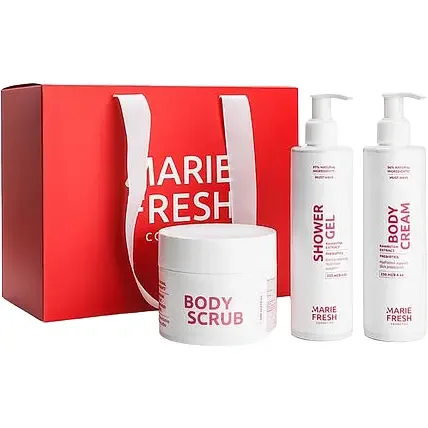 Подарунковий набір косметики Marie Fresh Cosmetics Body Holiday Beauty Set 3 шт.