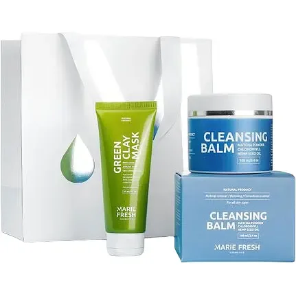 Подарунковий набір Marie Fresh Cosmetics Green Clay Power 3 шт.