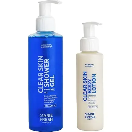 Набір для тіла Marie Fresh Cosmetics Clear skin для проблемних ділянок 2 шт.