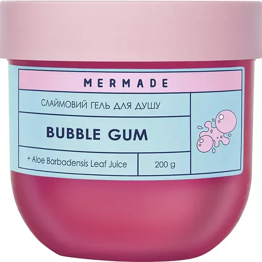 Слаймовий гель для душу Mermade Bubble Gum 200 г