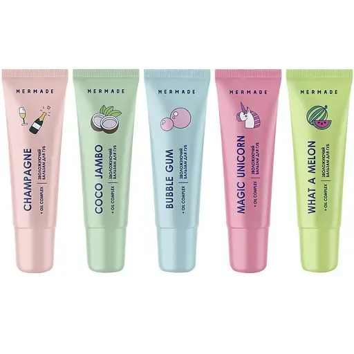 Набір бальзамів для губ Mermade Lip Essentials NEW 5 шт.