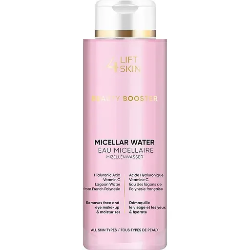 Міцелярна вода Lift4Skin для зняття макіяжу з обличчя та очей для всіх типів шкіри 400 мл
