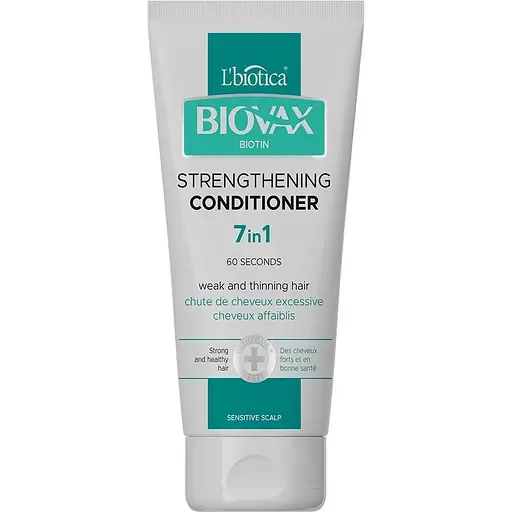 Зміцнюючий кондиціонер Biovax Biotin Strengthening Conditioner 7 in 1 200 мл