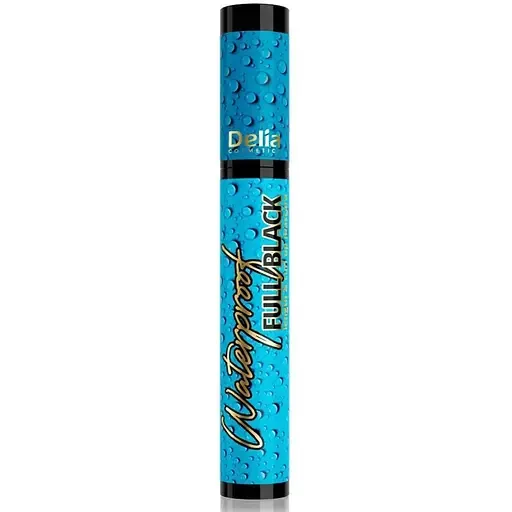 Туш для вій Delia Cosmetics Waterproof Full водостойка чорна 12 мл