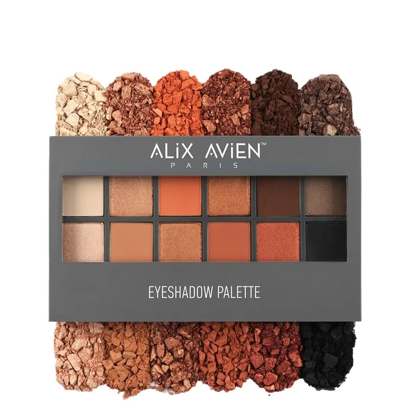 Палетка тіней для повік Alix Avien 555 Coffee Time 12х1,3 г (26416690)
