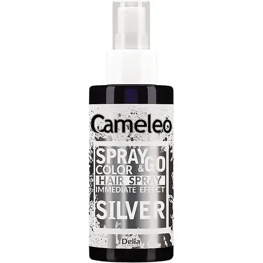 Спрей для волосся відтінковий Delia Cosmetics Cameleo Spray&Go срібний 150 мл