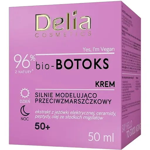 Крем для обличчя Delia Cosmetics bio-BOTOKS Intense Anti-Wrinkle And Contour Modelling 50+ 50 мл