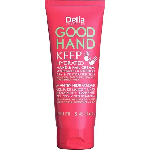 Delia Cosmetics Good Hand Keep Hydrated зволожуючий пом'якшуючий крем для рук та нігтів 250 мл