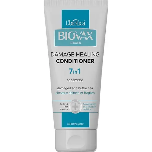 Кондиціонер для волосся Biovax Keratin Damage Healing Conditioner 200 мл