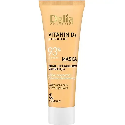 Маска для обличчя Delia Cosmetics Vitamin D3 підтягуюча 50 мл