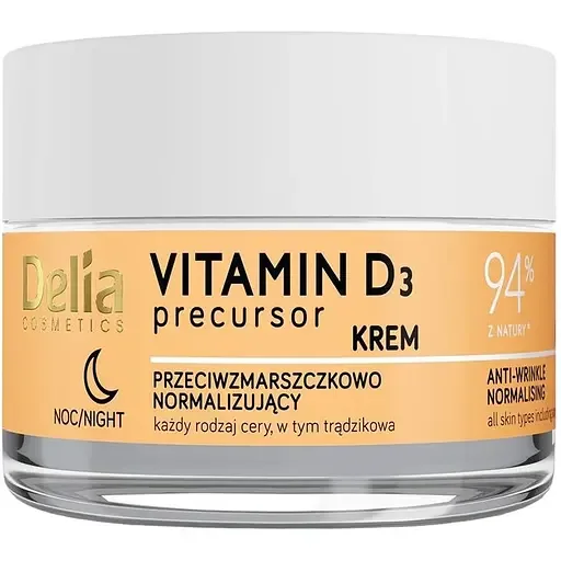 Крем нічний Delia Cosmetics Vitamin D3 проти зморшок 50 мл